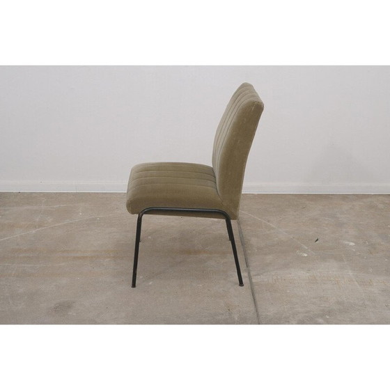 Image 1 of Ensemble de 4 chaises de salle à manger vintage en métal, 1960