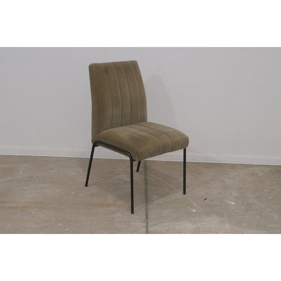 Image 1 of Ensemble de 4 chaises de salle à manger vintage en métal, 1960