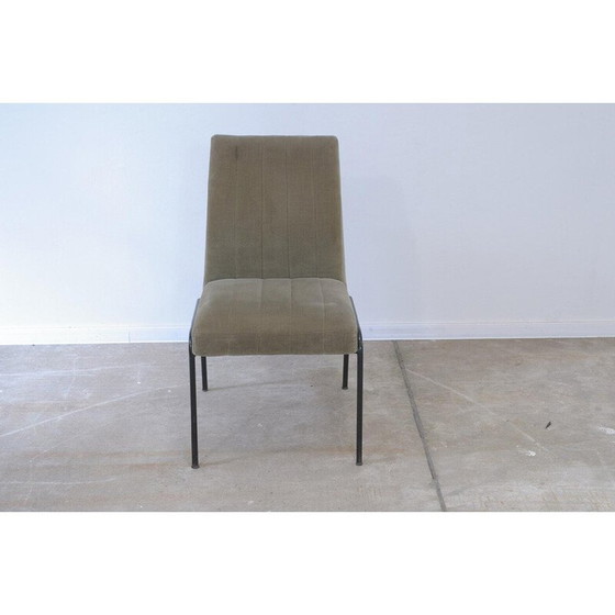 Image 1 of Ensemble de 4 chaises de salle à manger vintage en métal, 1960