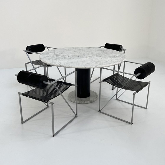 Image 1 of Table de salle à manger Loto Rosso par Ettore Sottsass pour Poltronova, 1980S