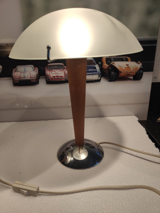Image 1 of Magnifique Set Vintage 1980 Ikea Mushroom Lamp Type Kvintol B9503