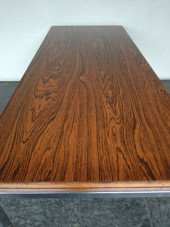 Image 1 of Table basse vintage avec plateau réversible