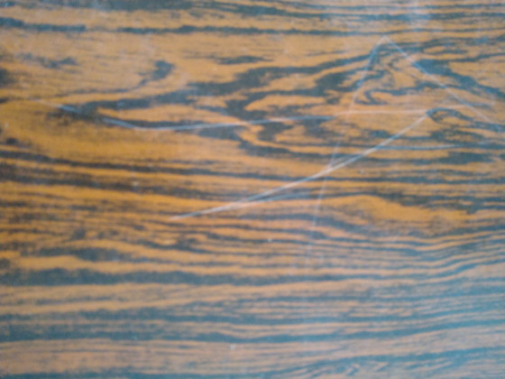 Image 1 of Table basse vintage avec plateau réversible