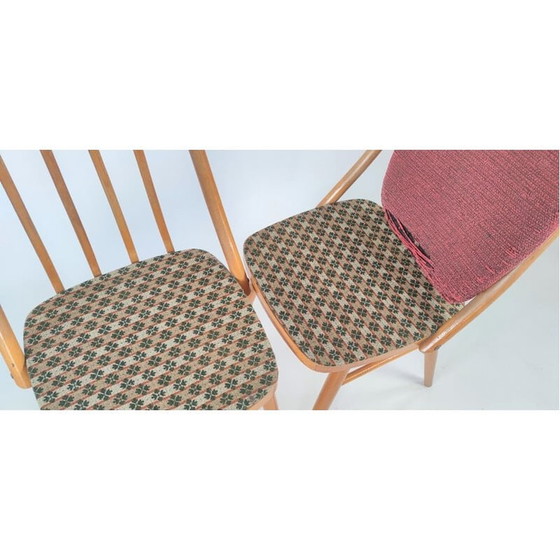 Image 1 of Ensemble de 4 chaises vintage par Tatra, Tchécoslovaquie 1970