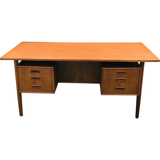 Image 1 of Bureau vintage en teck Dansk Mobel, 1970