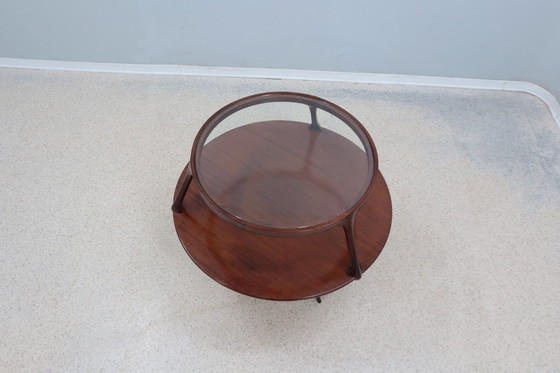 Image 1 of Table basse ronde occasionnelle 1950S