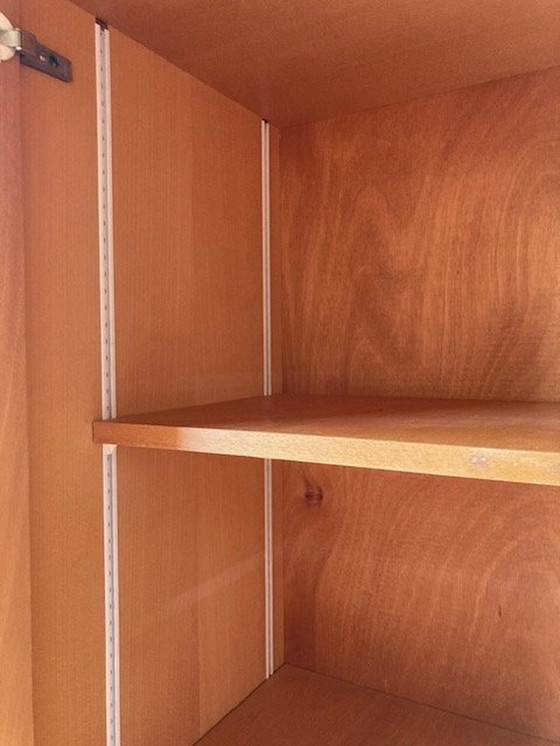 Image 1 of Armoire d'école vintage Mid Century, vitrine d'exposition, armoire de chimie