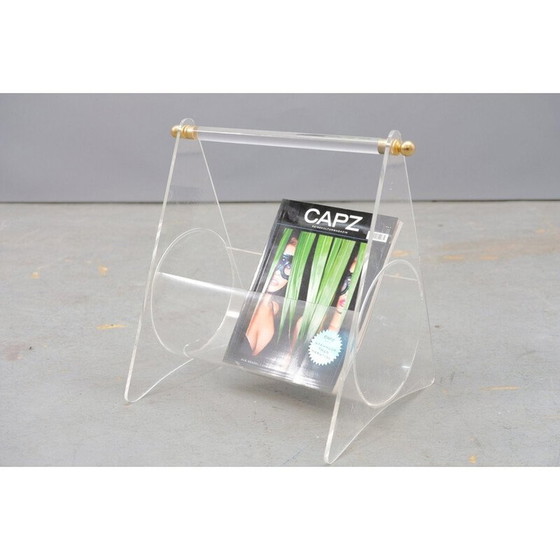 Image 1 of Porte-revues vintage en plexiglas, 1979