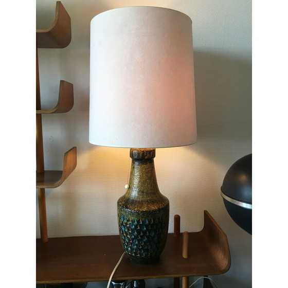 Image 1 of Lampe de table scandinave en céramique, 1950