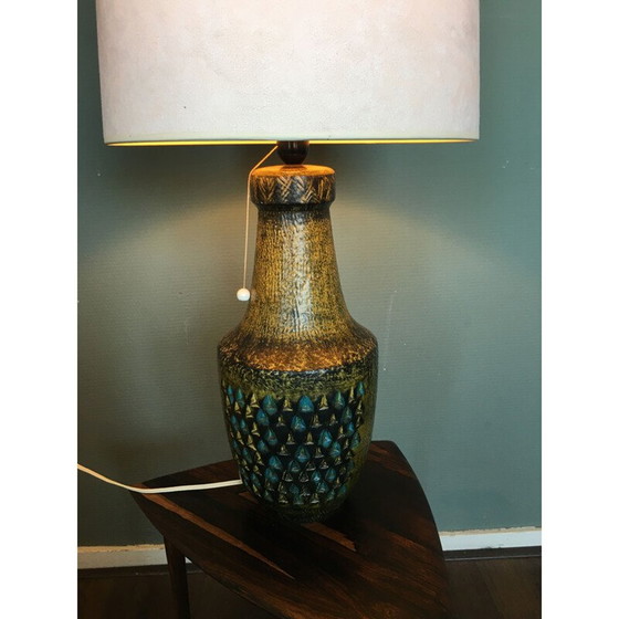 Image 1 of Lampe de table scandinave en céramique, 1950
