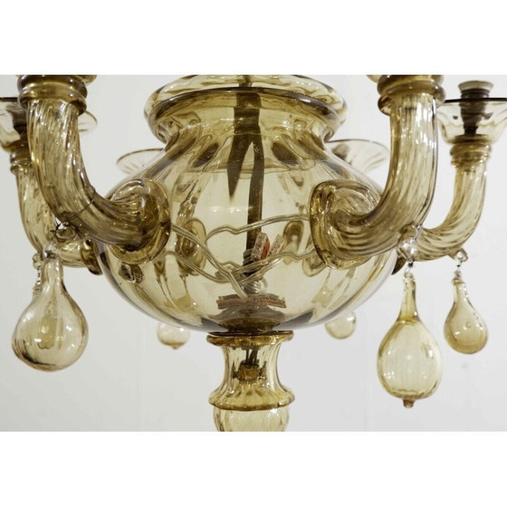 Image 1 of Chandelier en verre de Murano vintage