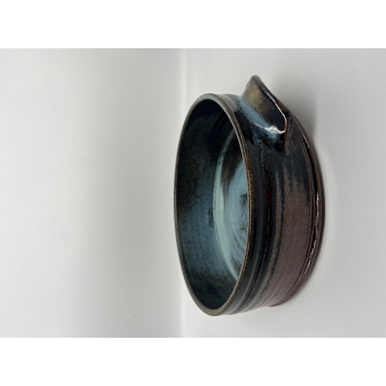 Image 1 of Plat vintage en grès par Guibert Lamoura, 1970