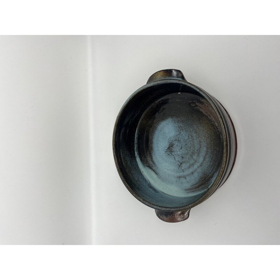 Image 1 of Plat vintage en grès par Guibert Lamoura, 1970