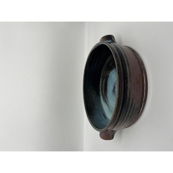 Image 1 of Plat vintage en grès par Guibert Lamoura, 1970
