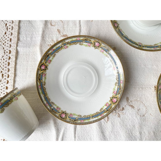 Image 1 of Service à thé et à café vintage en porcelaine pour Chabrol et Poirier, France 1915