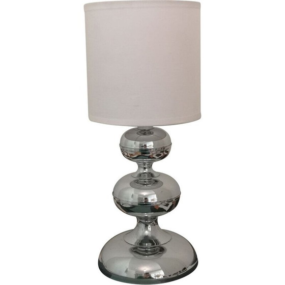 Image 1 of Lampe vintage en acier chromé, 1970