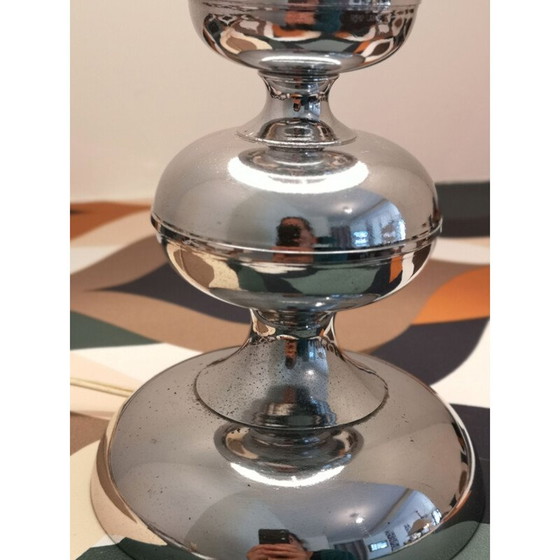 Image 1 of Lampe vintage en acier chromé, 1970