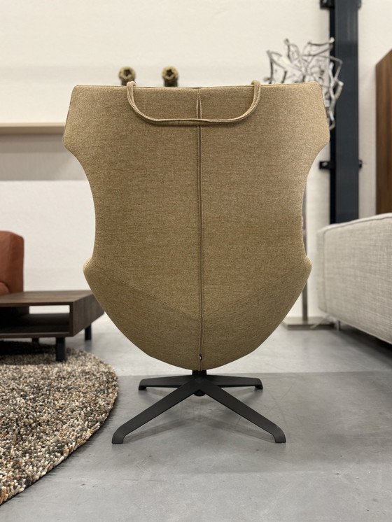 Image 1 of Design On Stock Fauteuil Nosto avec pouf Bardal Sahara