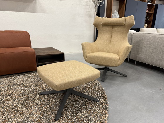 Image 1 of Design On Stock Fauteuil Nosto avec pouf Bardal Sahara