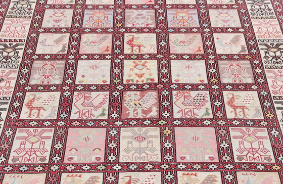 Image 1 of Tapis persan Verni Silk Kelim - Style Ardebil Kelim