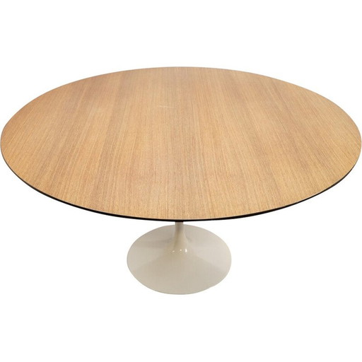 Table de salle à manger vintage en bois et résopal par Eero Saarinen pour Knoll International