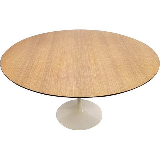 Image 1 of Table de salle à manger vintage en bois et résopal par Eero Saarinen pour Knoll International