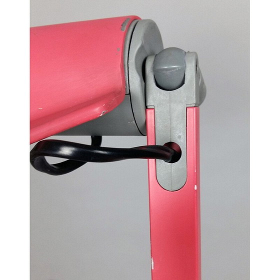 Image 1 of Lampe de bureau vintage rouge modèle Tineka par Rodolfo Bonetto pour Iguzzin