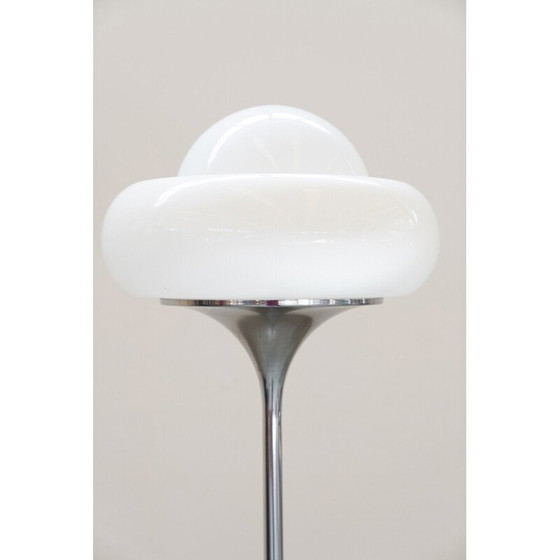 Image 1 of Lampadaire vintage en métal chromé par Harvey Guzzini pour Guzzini, Italie 1960
