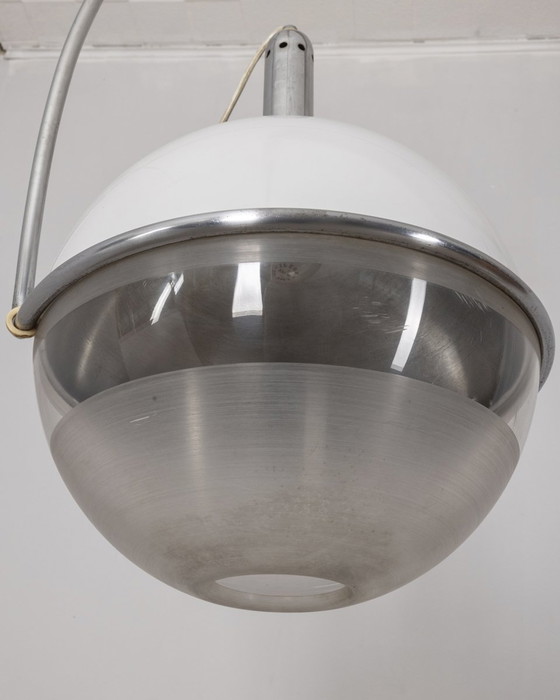 Image 1 of Vintage 70S Arc Lamp Focus Model Design By Fabio Lenci For Guzzini