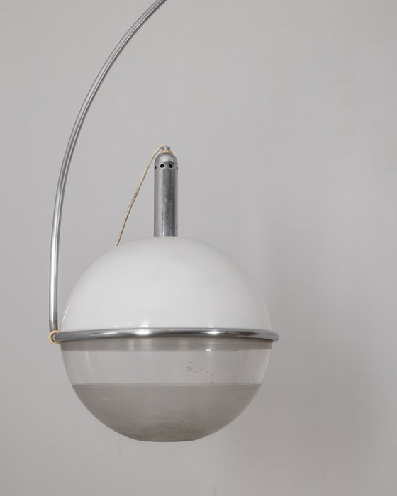 Image 1 of Vintage 70S Arc Lamp Focus Model Design By Fabio Lenci For Guzzini