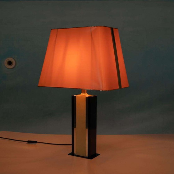 Image 1 of Lampe à poser design vintage hôtel chic, lampe à poser Regency 70s