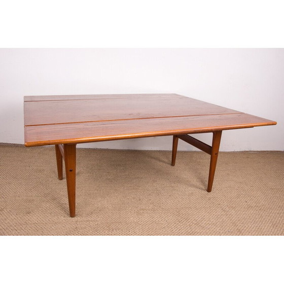 Image 1 of Table extensible vintage en teck par Kai Kristiansen pour Danish Furnitures, Danemark 1960