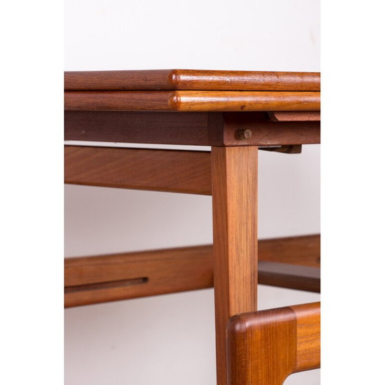 Image 1 of Table extensible vintage en teck par Kai Kristiansen pour Danish Furnitures, Danemark 1960