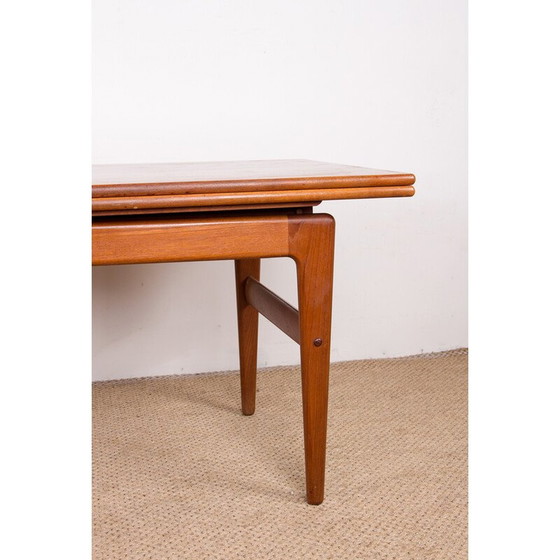 Image 1 of Table extensible vintage en teck par Kai Kristiansen pour Danish Furnitures, Danemark 1960