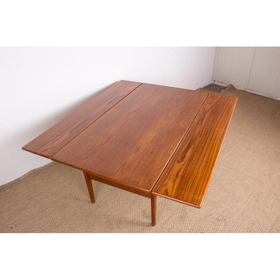 Image 1 of Table extensible vintage en teck par Kai Kristiansen pour Danish Furnitures, Danemark 1960