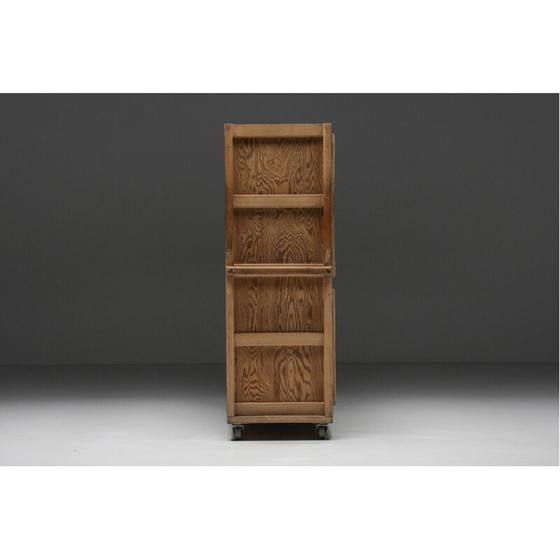 Image 1 of Pièce de rangement vintage en bois de chêne