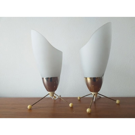 Image 1 of Paire de lampes vintage, Tchécoslovaquie 1970