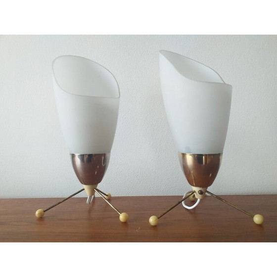Image 1 of Paire de lampes vintage, Tchécoslovaquie 1970