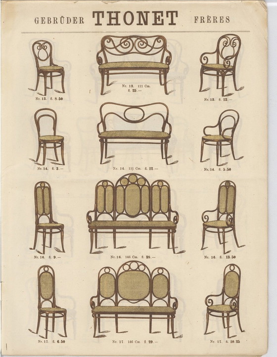 Image 1 of Ensemble de 4 chaises de salle à manger vintage en hêtre courbé dans le style de Thonet, Autriche 1970