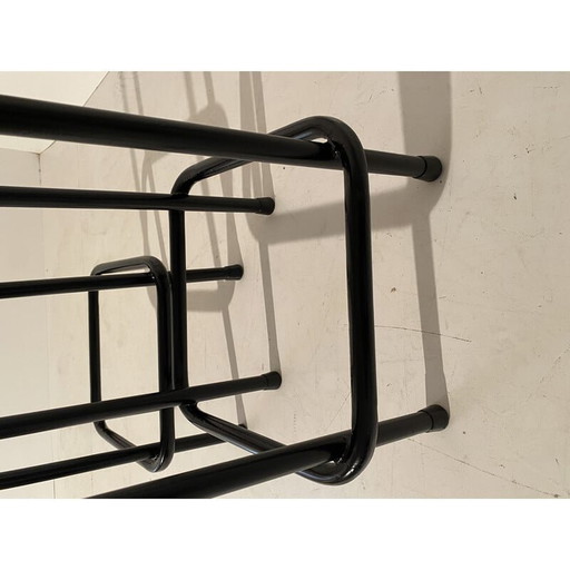 Paire de tabourets en velours vintage, Italie années 1960