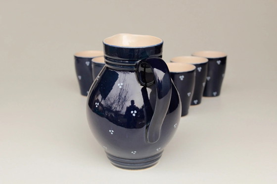 Image 1 of Ddr Vaisselle à jus de fruits Pichet avec gobelets