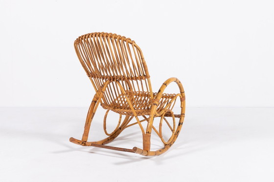 Image 1 of Fauteuil à bascule italien des années 1960