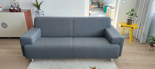 Havee Furniture Canapé 2,5 places Cloak avec pouf assorti