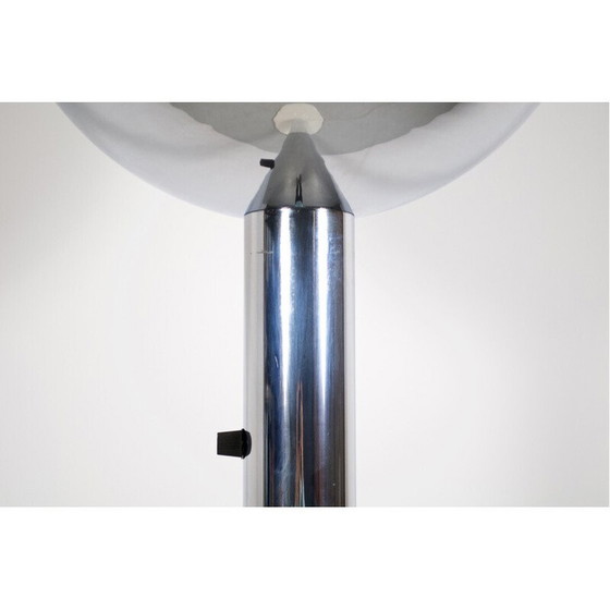 Image 1 of Lampadaire vintage modèle P 428 en acier chromé et verre par Pia Guidetti Crippa pour Luci Illuminazione, 1970