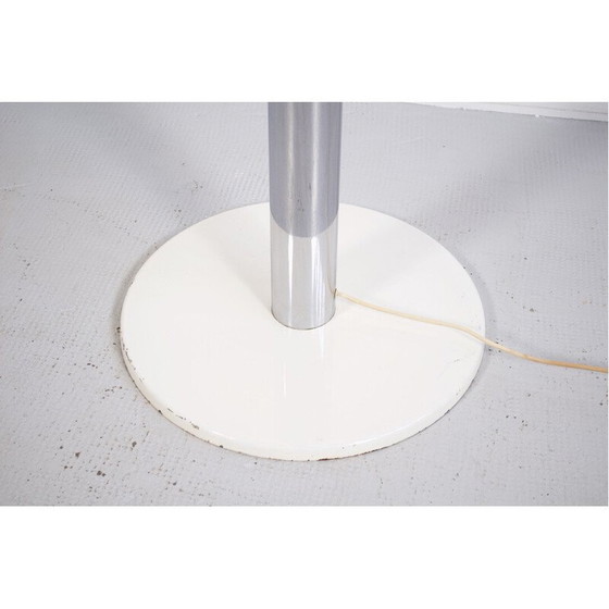 Image 1 of Lampadaire vintage modèle P 428 en acier chromé et verre par Pia Guidetti Crippa pour Luci Illuminazione, 1970