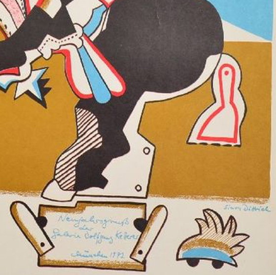 Image 1 of Simon Dittrich - Affiche de l'exposition de 1972