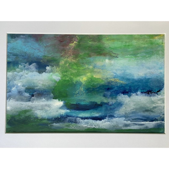 Image 1 of Composition vintage abstraite par Zenaken, Tchécoslovaquie 1954