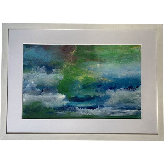 Image 1 of Composition vintage abstraite par Zenaken, Tchécoslovaquie 1954