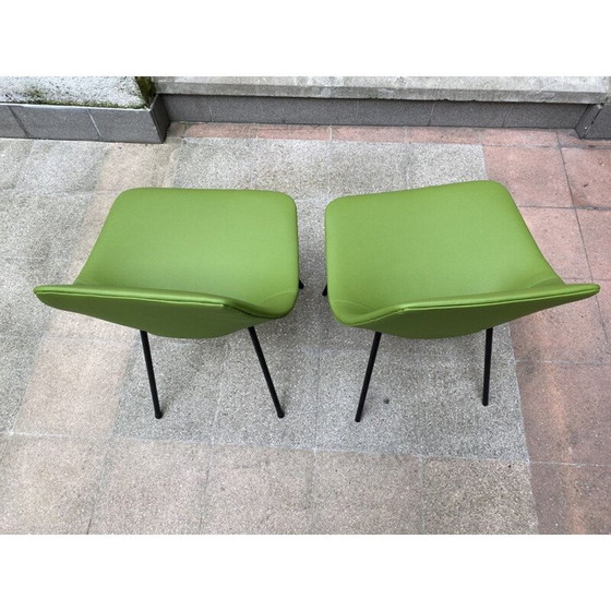 Image 1 of Paire de chaises Tonneau vintage de Pierre Guariche, 1955