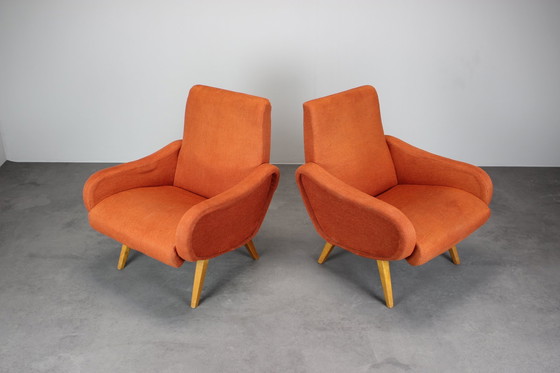 Image 1 of Chaise de dame" dans le style de Marco Zanuso, 1950